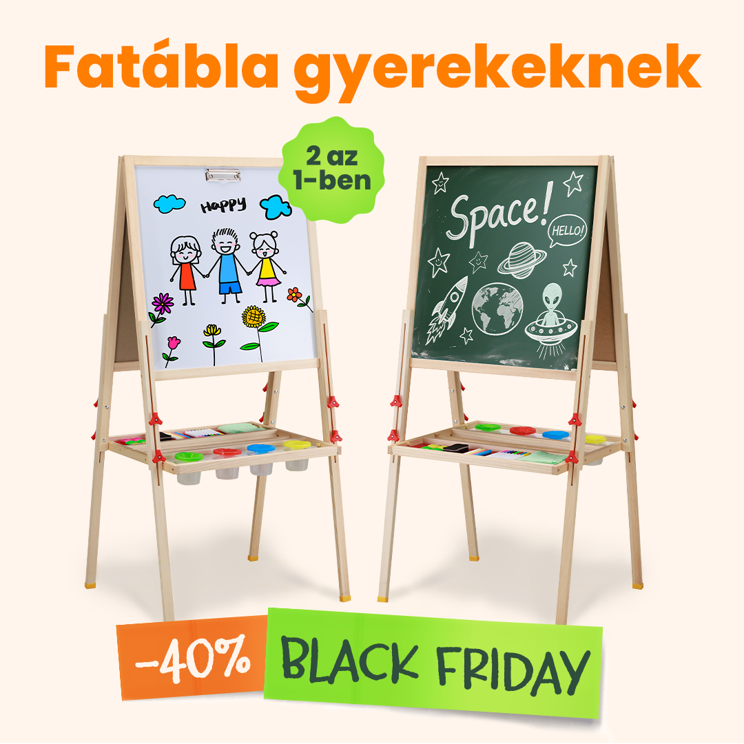 Fa gyerek tábla 2 az 1-ben